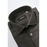 Baldinini Trend Gray Cotton Shirt